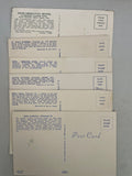 +* Vintage UNUSED 1960s Post Cards Pittsburgh PA Lot/9 (1 used-Postmarked 1962)