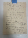 +* Art Abstract Drawing Expressionism Silhouette Figure 1960’s Unsigned w/ Personal Letter