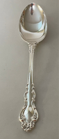 <€€* Vintage REED & BARTON Sterling SPANISH BAROQUE Flatware Silverware 1965 1-6 7/8” Serving Spoon