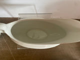 + Vintage Johnson Bros GROSVENER White China Gold Rim GRAVY BOAT 1920s England