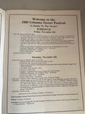 Vintage 32nd Annual URBANNA (Virginia) Oyster Festival Program Nov 1989