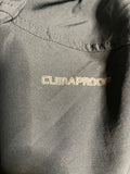 +* Mens Large Adidas Clima365 Track Pants Black 3-stripe Mesh Lined Joggers Warm-Up Activewear