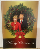 +* Vintage Pat Robertson & Wife Photo Christmas Card 2009 700 Club Christian Broadcasting