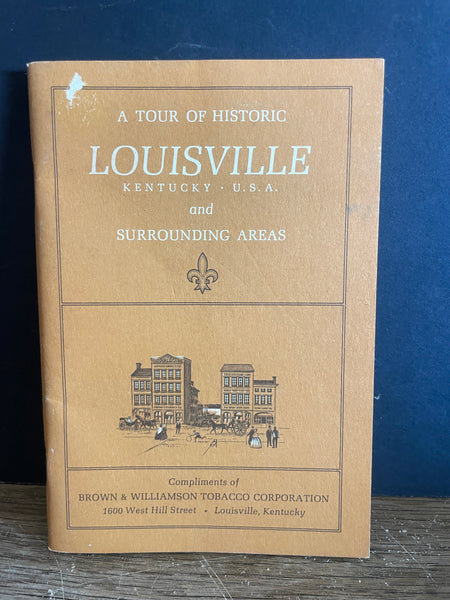 + Vintage A Tour of Historic LOUISVILLE Kentucky Area 1962 Softcover Photos