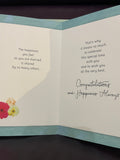 New Greeting Card BRIDE & GROOM WEDDING WISHES w/ Envelope American Greetings