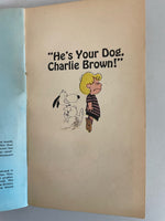 <€€ Set/2 Vintage Peanuts Books Charles Schulz Softcover Book Short Summer, He’s Your Dog