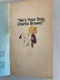 <€€ Set/2 Vintage Peanuts Books Charles Schulz Softcover Book Short Summer, He’s Your Dog