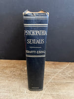 € Psychopathis Sexuals a Medici-Forensic Study Kraft-Ebing 1950 Black HC