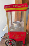 a* Old Fashioned Red Movie Time Popcorn Machine Tabletop Nostalgic Electronic Helman Grp