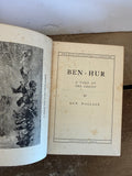 +* Vintage World’s Greatest Literature Ben Hur A Tale of The Christ Volume 10 by Lew Wallace Hardcover 1930s