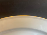 Vintage Rosenthal Selb Germany GRAY DAWN 5.75” Saucer Set of 9 Gold rim, gray band