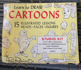 +* Vintage Learn to Draw Cartoons & Learn to Draw Animals Art Books