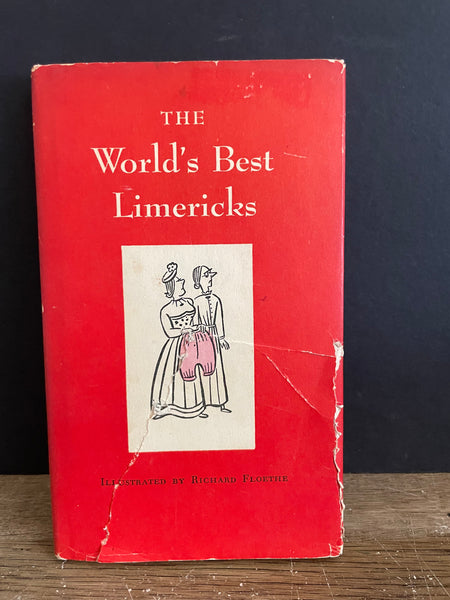 Vintage The World’s Best Limericks Illustrated The Peter Pauper Press 1951 HC DJ