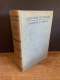 + A HISTORY of ENGLAND Frederick Marcham Inscription Hardcover 1937 Map