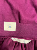 +* Womens/Juniors NWT OLD NAVY Short Skirt Small Purple  Wine Cotton Banded Wrapped Look