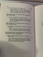 <€€ Vintage Dr. Alfred Cantor’s Longevity Diet 1967 Hardcover 1st Edition