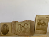 Antique Vintage Lot/8 Photo Post Cards B&W PostCard Co Leaving KC Men Family