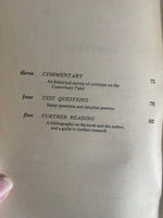 + MONARCH NOTES Chaucer’s CANTERBURY TALES 1964 Softcover