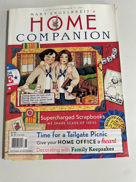 Vintage Mary Engelbreit’s HOME COMPANION Magazine November 10 1998 Paper Doll