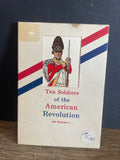 + Vintage Ten Soldiers of the American Revolution Set #1 Set/10 Unused Post Cards Ephemera
