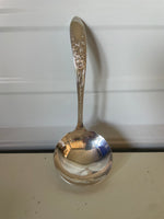 <€€ Vintage Flatware 1937 Rose and Leaf National Silver Company A-1 Silverplate Stainless