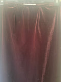 ** Womens Sz Small EK DESIGN Chocolate Brown Maxi Velvet Feel Skirt Slit Long