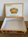 Dominican Republic 25-H.UPMANN Corona Major Tube Empty Wood Cigar Box Flip Top