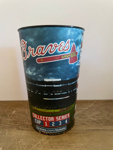 * 2013 Atlanta Braves MLB Baseball Coca Cola Collector Series Plastic Cup 1 in Series