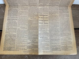 + Vintage REPLICA The New York HERALD LINCOLN ASSASSINATION Library of Congress