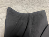 +* Mens Black Classic Fit Flat Front Dress Casual Straight Pants by George 38x29 Slash Pocket