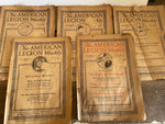 <€€ AS-IS Antique The American Legion Weekly Magazine Lot of 5 Issues 1920 November/December Ephemera
