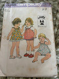** Set/5 Vintage GIRLS Size 3 Toddler DRESS PANTS TOPS Jacket Jumper Bloomers Panties Patterns