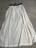 +* Handmade Women’s Large Long Half Apron White Skirt Overlay Kitchen Amish Mennonite Costume