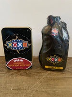 a* Super Bowl XXXII 1998 Commemorative Soap Tin & Shower Gel Denver Broncos v Green Bay Packers