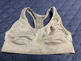 +* Girls Sz 30 Small Dance Sports Bra Heather Gray