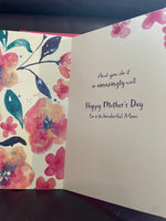 New Greeting Card WONDERFUL MOTHER’s DAY w/ Envelope American Greetings