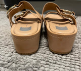 Dolce Vita Cici Blush Stella Buckled Platform Slide Sandals