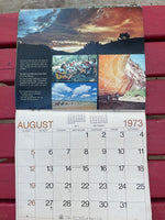 a* Vintage 1973 Girl Scout of America Photo Calendar (mirrors 2029 & more) Collectible