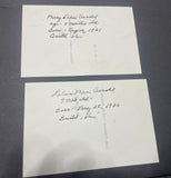 +* Vintage (2) B&W Photographs Portraits Infants Baby Girls Reprints Small Prints 1920’s