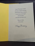 New Greeting Card HAPPY 50th BIRTHDAY w/ Envelope American Greetings