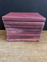 Vintage Set of 8 William Shakespeare, printed by Henry Altumus Company, 1899? Hardcover