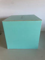 <€€ Empty TIFFANY & CO. Gift Box in Tiffany blue 7.5” W x 7.5” Deep x 7” H