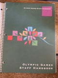 + OLYMPIC Games 1996 Atlanta Georgia Staff Handbook Spiral