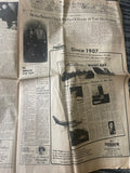 +* AS-IS Vintage S. Dekalb (GA) News/Sun 1901-1920  Reprint 6/27/1979 Germany Surrenders Newspaper Ephemera