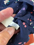 +* Womens/Juniors American Eagle Jumper Dress Small Sleeveless Navy Blue Paint Splatter Design