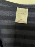 +* Women’s Junior’s Small Navy Blue Stripe Dress Sleeveless Summer by Merona