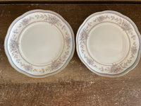 (Add) Vintage Noritake Bridge Hampton 9753 China Set/2 Salad/Dessert Plates & Set/2 Bread Plates