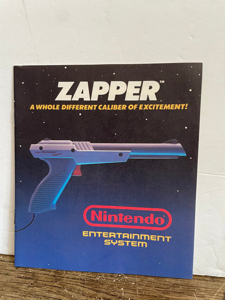 + Vintage NES NINTENDO 1988 ZAPPER Instruction Manual