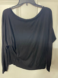 +* Y2K Women’s Junior’s Large Special Olympics Dawson County GA L/Sleeve Black Top Raised Graphic