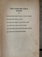 Vintage A Campfire Girl in Summer Camp by Jane L. Stewart 1914?